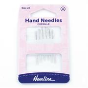 Chenille hand needle size 22, 6 pack